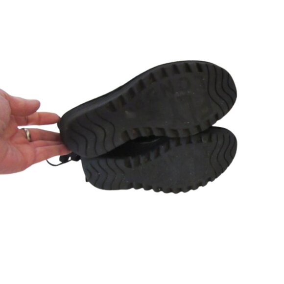 Fly London Yama Back Suede Wedge Ankle Lace Up Booties Size 37 - Picture 5 of 9